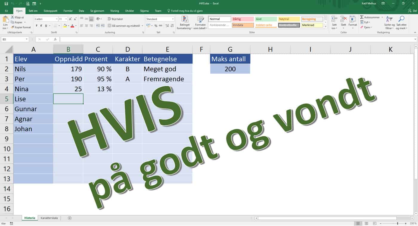 MATCH Arkiver - ExcelGuru - Excel på Norsk